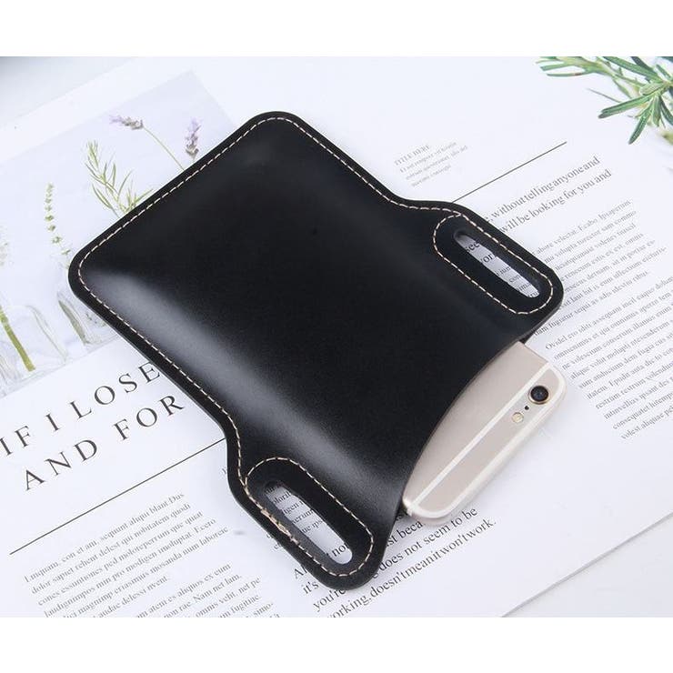 ベルトポーチ スマホポーチ レザー風 | PlusNao | 詳細画像10 