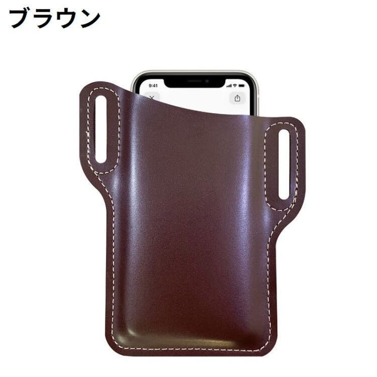 ベルトポーチ スマホポーチ レザー風 | PlusNao | 詳細画像16 