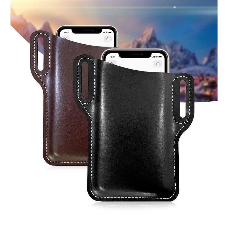 ベルトポーチ スマホポーチ レザー風 | PlusNao | 詳細画像8 