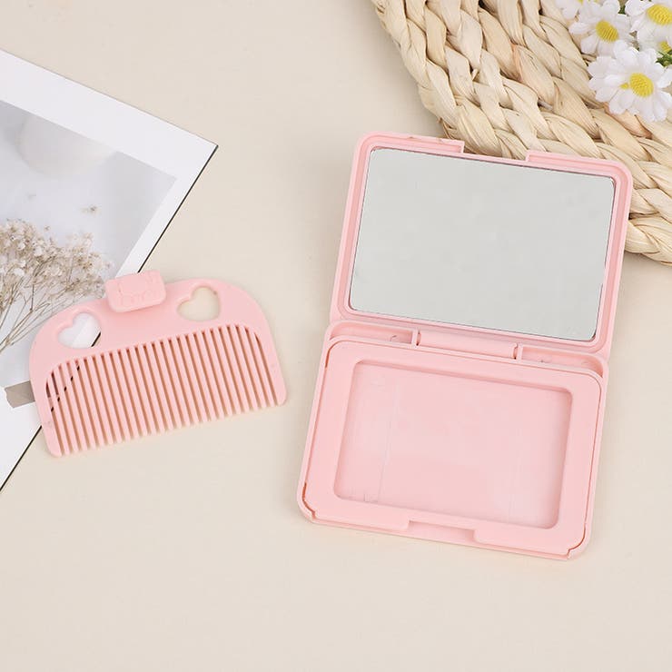 コンパクトミラー コーム付き 手鏡 | PlusNao | 詳細画像6 