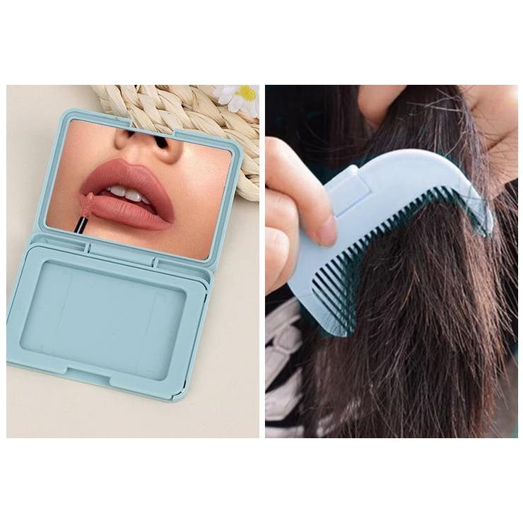 コンパクトミラー コーム付き 手鏡 | PlusNao | 詳細画像9 