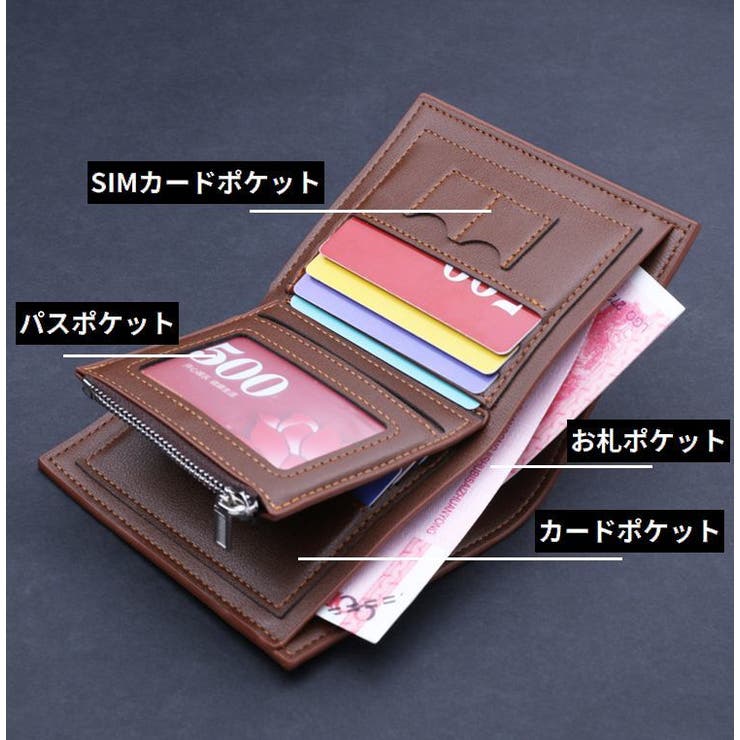 ミニ財布 二つ折り メンズ | PlusNao | 詳細画像7 