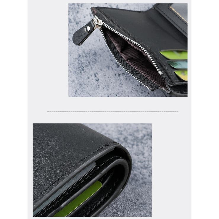 メンズ用三つ折り財布 お財布 男性 | PlusNao | 詳細画像5 