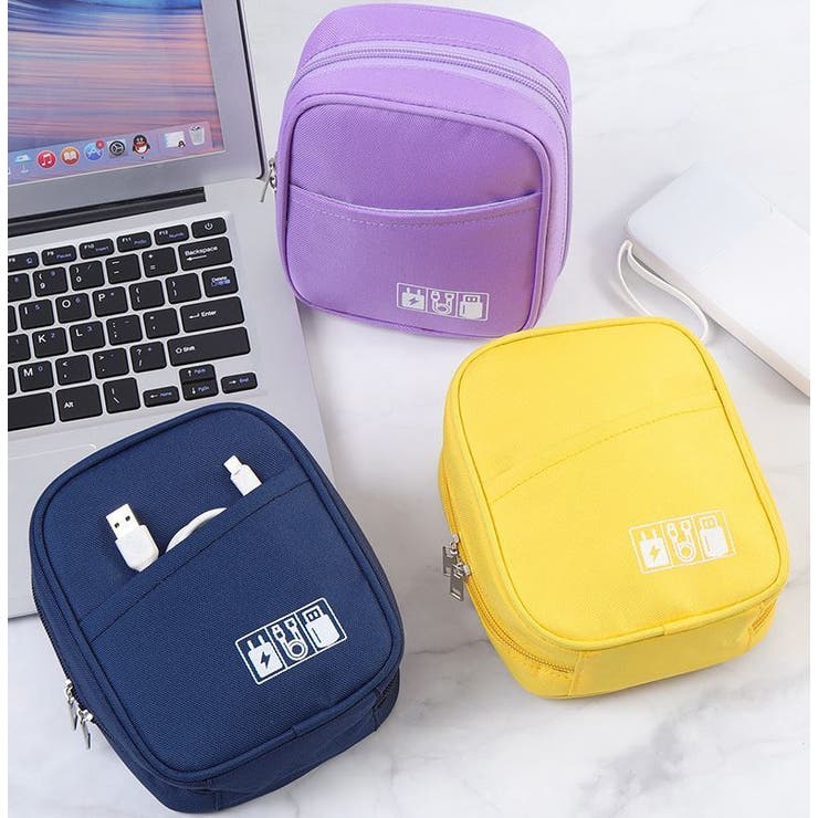ガジェットポーチ モバイルアクセサリー収納 ケース | PlusNao | 詳細画像2 