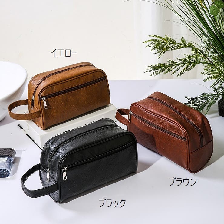 セカンドバッグ バッグ レザー調 | PlusNao | 詳細画像17 