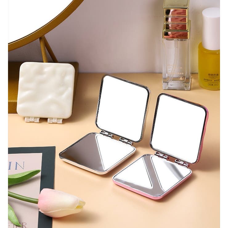 コンパクトミラー 手鏡 折りたたみ | PlusNao | 詳細画像8 