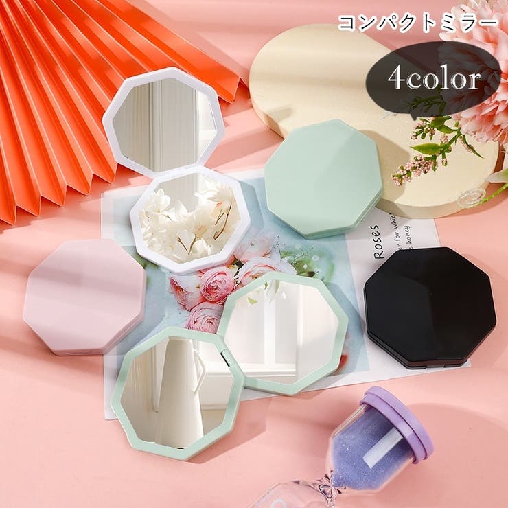 コンパクトミラー 手鏡 生活雑貨 | PlusNao | 詳細画像1 