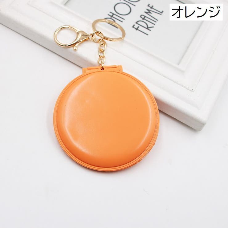 コンパクトミラー 手鏡 キーホルダー[品番：FQ000221934]｜PlusNao