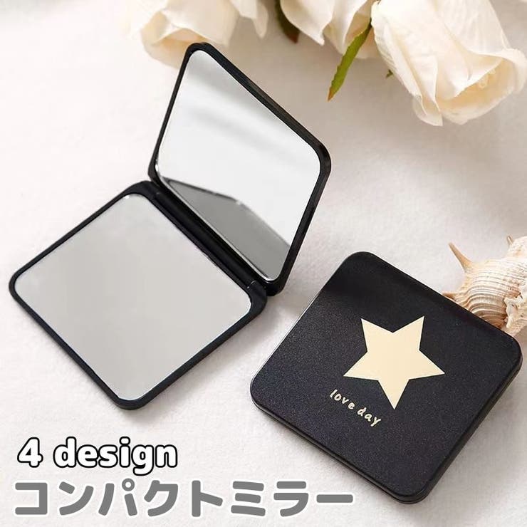 コンパクトミラー 手鏡 ハンドミラー | PlusNao | 詳細画像1 