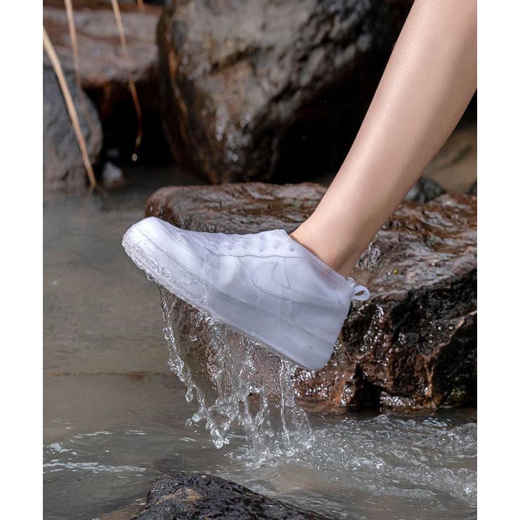 レインシューズカバー 靴カバー ショート丈 | PlusNao | 詳細画像4 