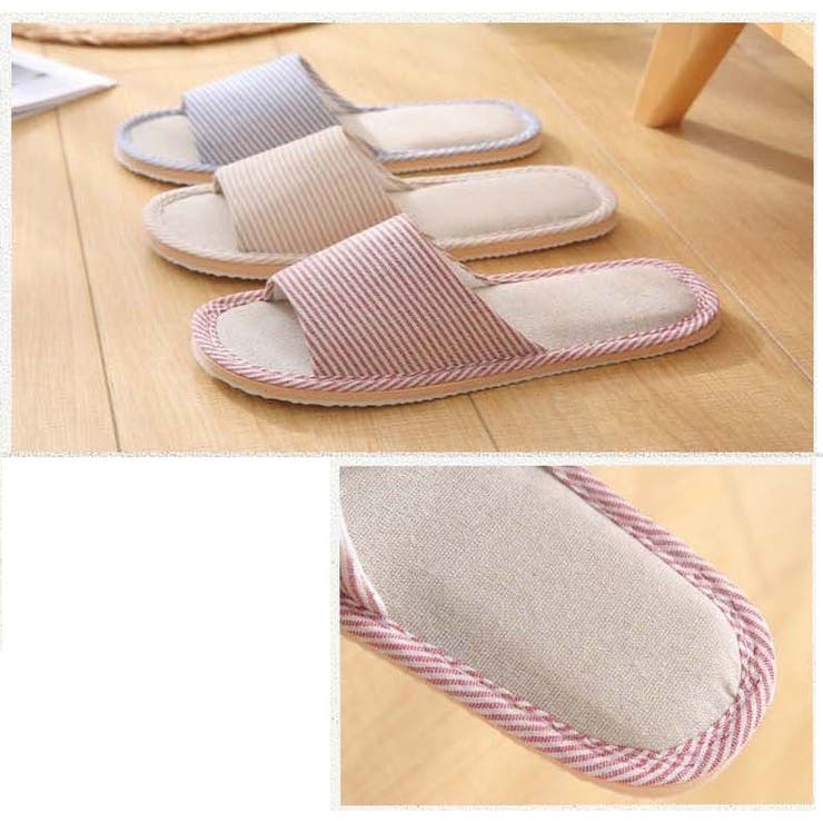 スリッパ 前開き オープントゥ | PlusNao | 詳細画像6 