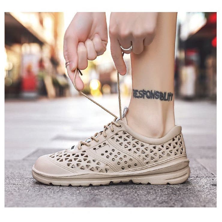 スニーカー レインシューズ メッシュ | PlusNao | 詳細画像7 