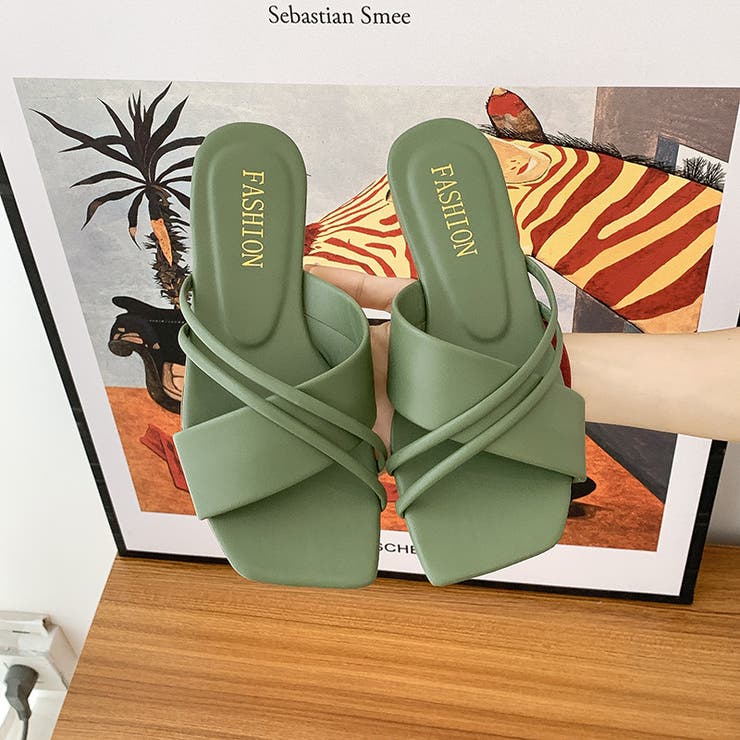 サンダル フラット オープントゥ | PlusNao | 詳細画像13 