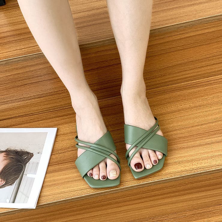 サンダル フラット オープントゥ | PlusNao | 詳細画像4 