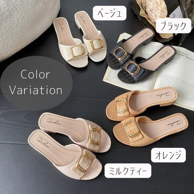 ミュール ローヒール フラット | PlusNao | 詳細画像16 