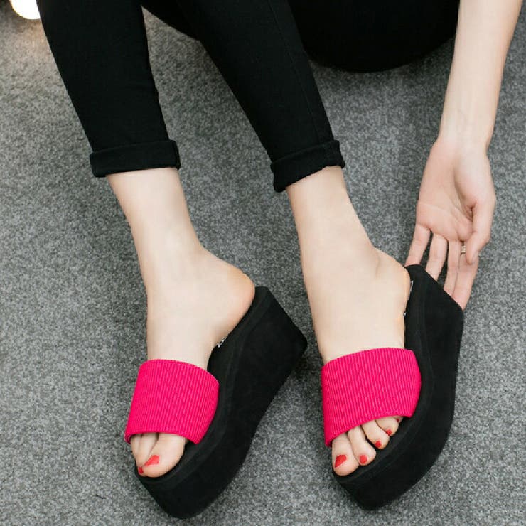 厚底サンダル サンダル フラットソール | PlusNao | 詳細画像2 