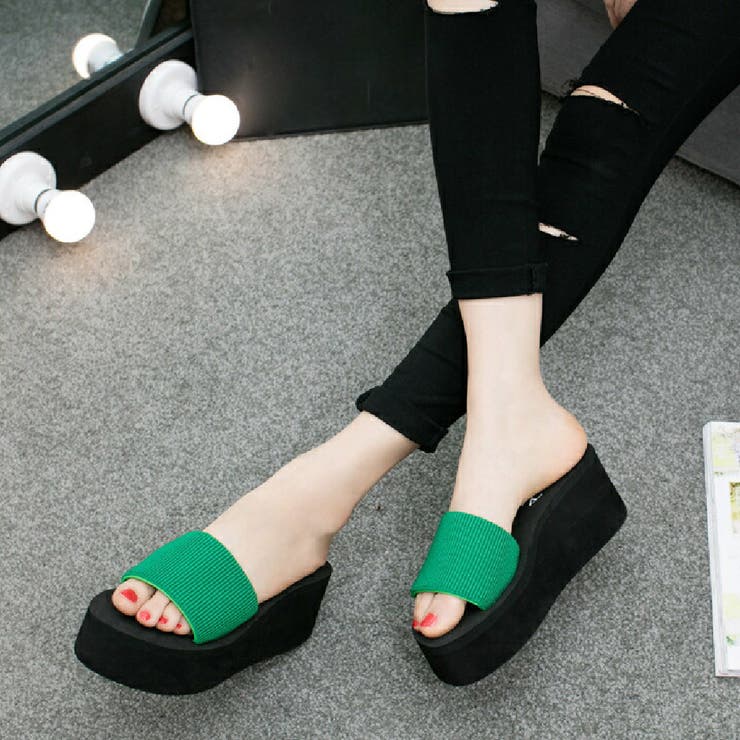 厚底サンダル サンダル フラットソール | PlusNao | 詳細画像5 