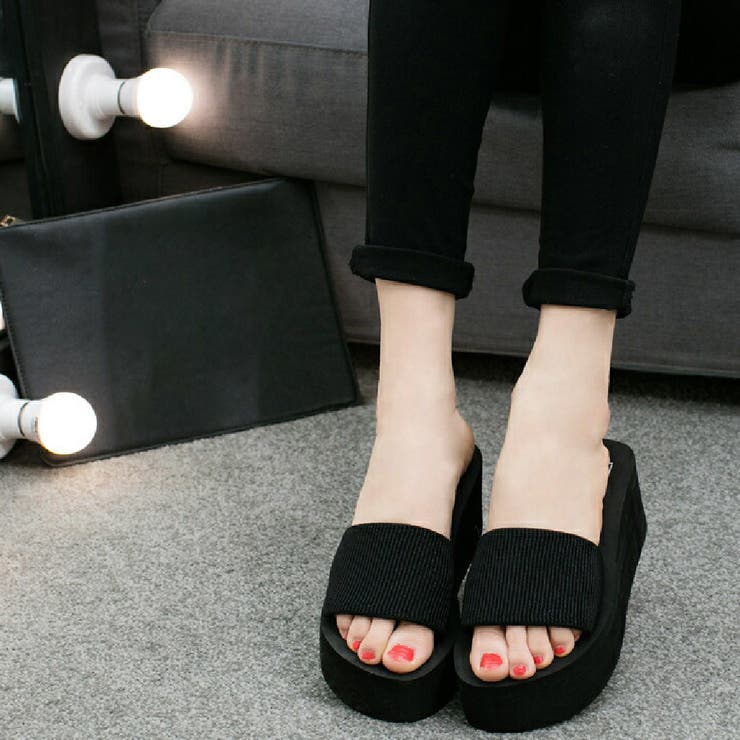 厚底サンダル サンダル フラットソール | PlusNao | 詳細画像8 