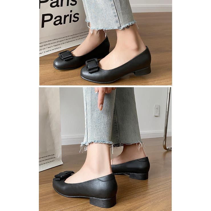 パンプス ラウンドトゥ レディース | PlusNao | 詳細画像10 