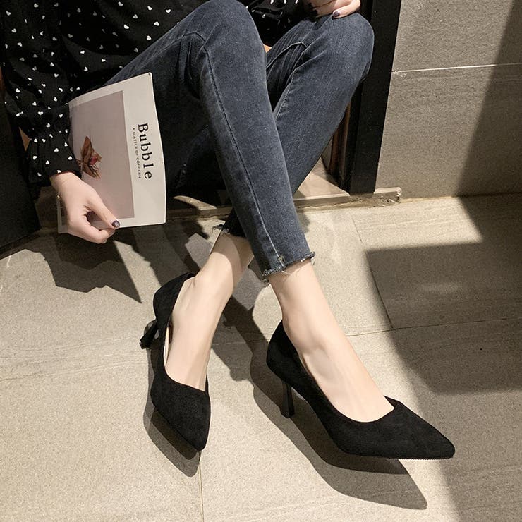 パンプス ポインテッドトゥ ピンヒール | PlusNao | 詳細画像3 