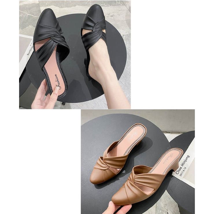 ミュール サンダル ポインテッドトゥ | PlusNao | 詳細画像13 