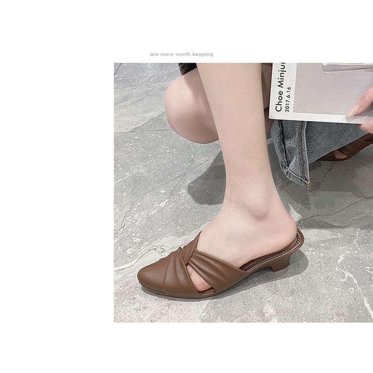 ミュール サンダル ポインテッドトゥ | PlusNao | 詳細画像16 