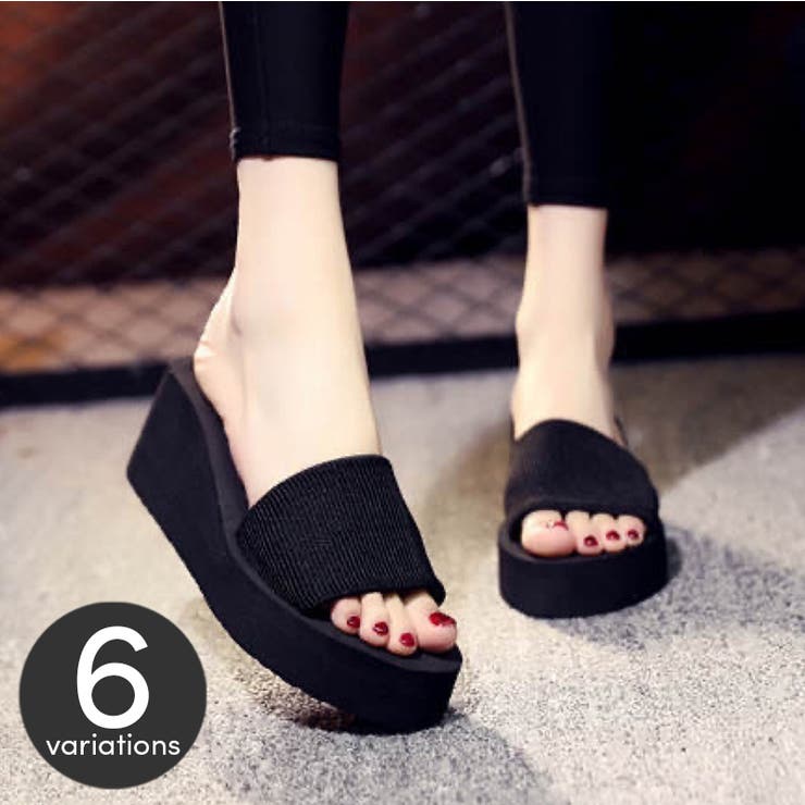 サンダル 厚底 フラットソール | PlusNao | 詳細画像1 