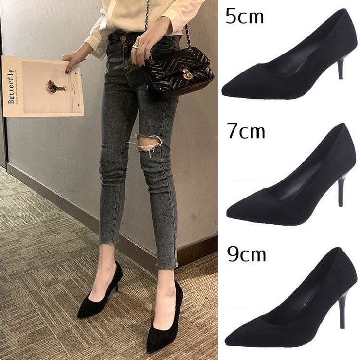 パンプス ポインテッドトゥ ミドル | PlusNao | 詳細画像10 