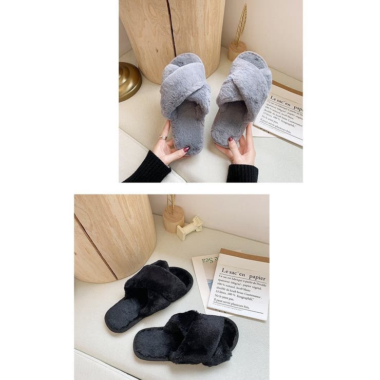 前あきスリッパ スリッパ ルームシューズ | PlusNao | 詳細画像12 