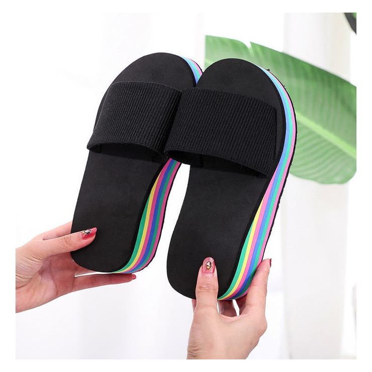 厚底サンダル フラットソール レディース | PlusNao | 詳細画像10 