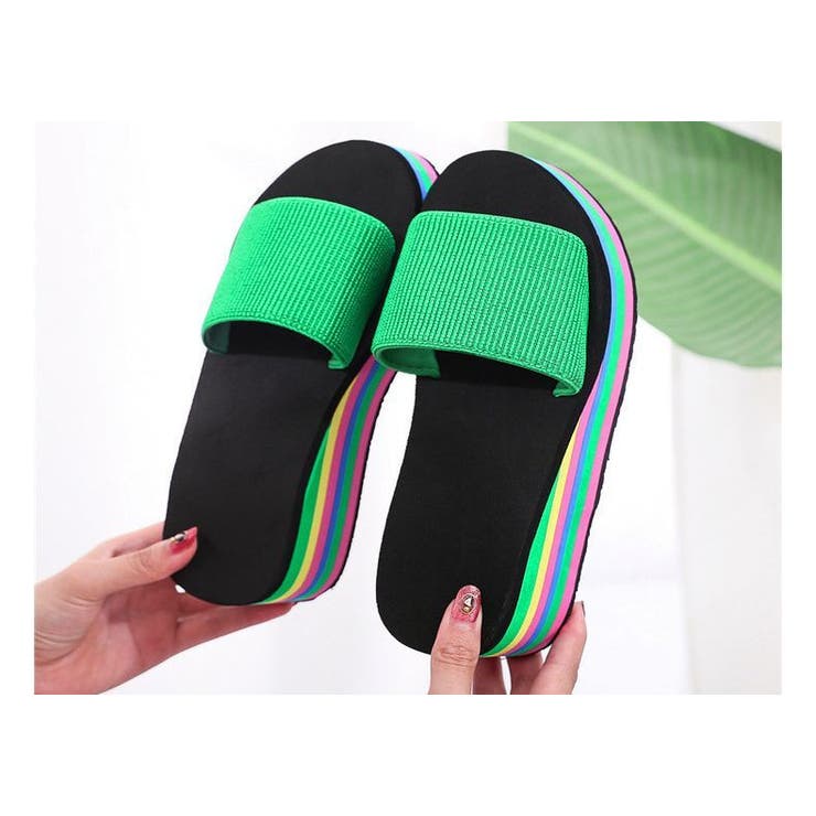 厚底サンダル フラットソール レディース | PlusNao | 詳細画像11 