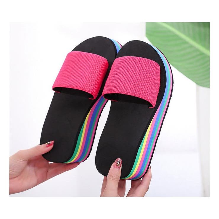 厚底サンダル フラットソール レディース | PlusNao | 詳細画像12 