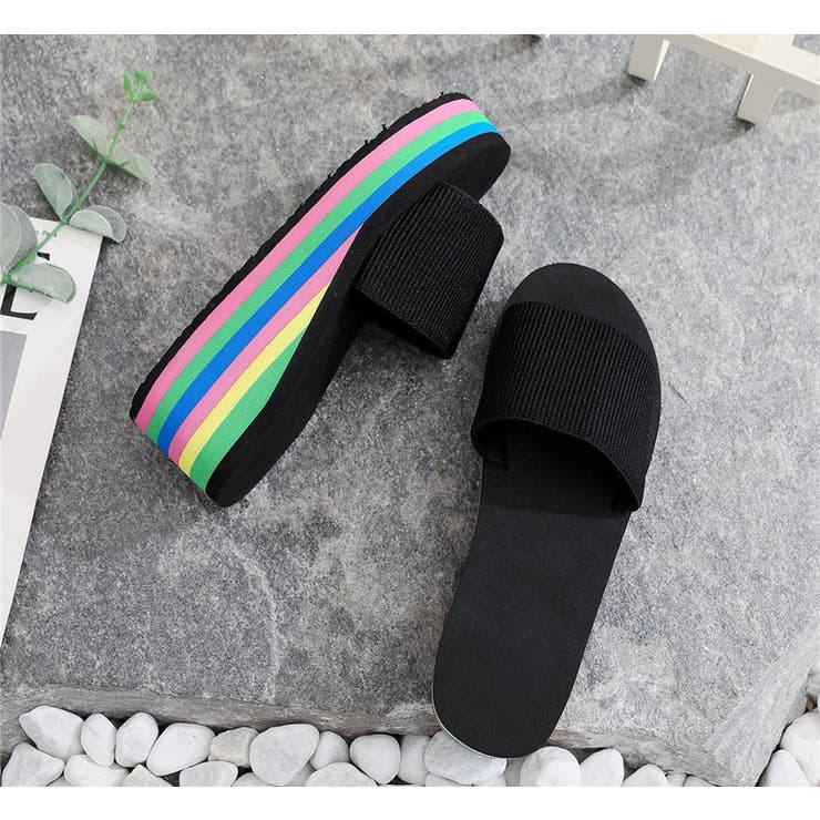 厚底サンダル フラットソール レディース | PlusNao | 詳細画像13 