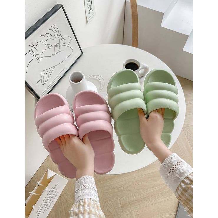 シャワーサンダル ラバースリッパ ビーチサンダル | PlusNao | 詳細画像7 