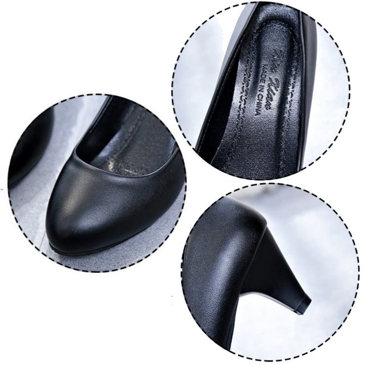 パンプス ミドルヒール ローヒール | PlusNao | 詳細画像19 