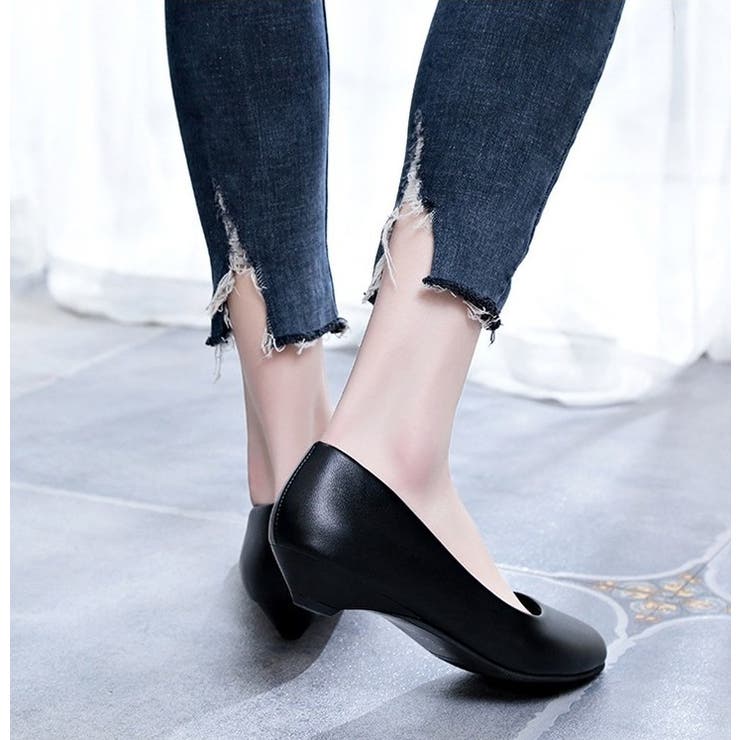 パンプス ミドルヒール ローヒール | PlusNao | 詳細画像4 