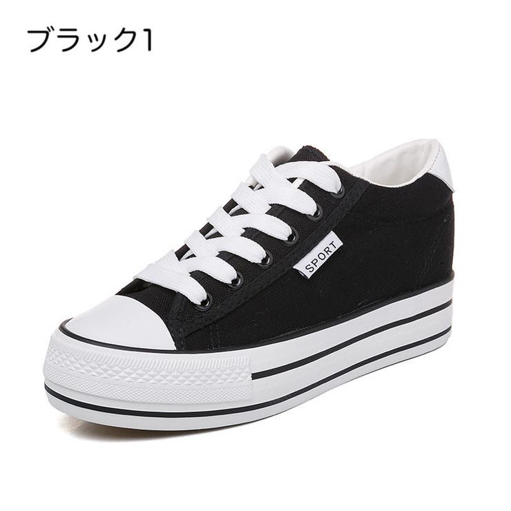 厚底スニーカー ハイソールス ローカット | PlusNao | 詳細画像17 