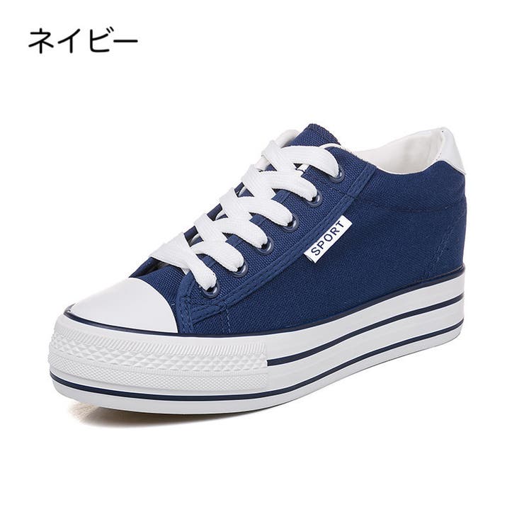 厚底スニーカー ハイソールス ローカット | PlusNao | 詳細画像18 