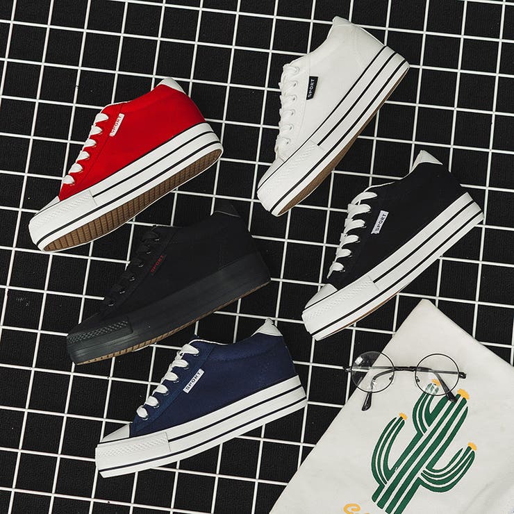 厚底スニーカー ハイソールス ローカット | PlusNao | 詳細画像2 