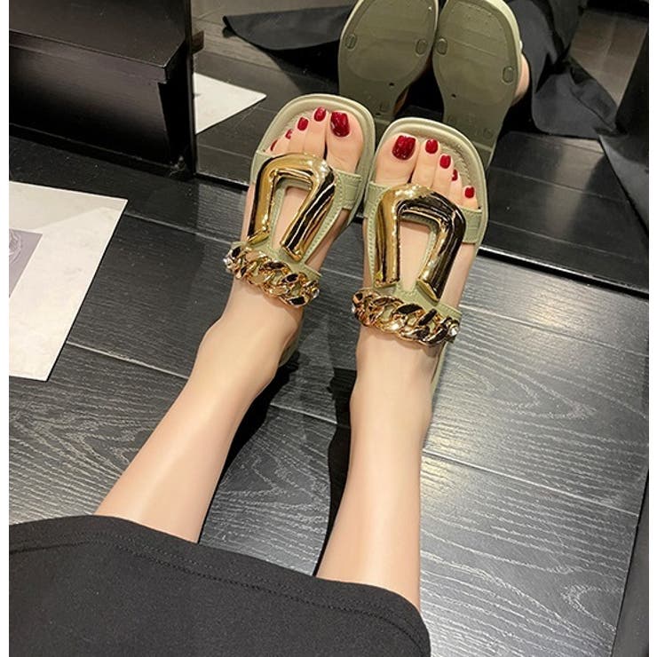 サンダル フラット オープントゥ | PlusNao | 詳細画像7 