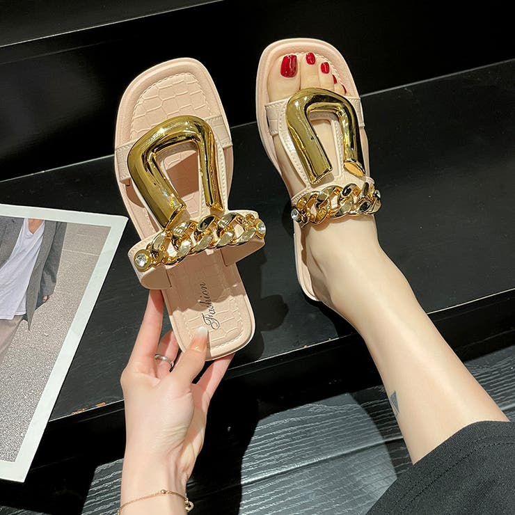 サンダル フラット オープントゥ | PlusNao | 詳細画像9 