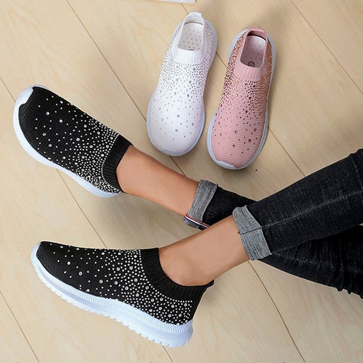 スリッポン スニーカー ヒール高3cm | PlusNao | 詳細画像2 