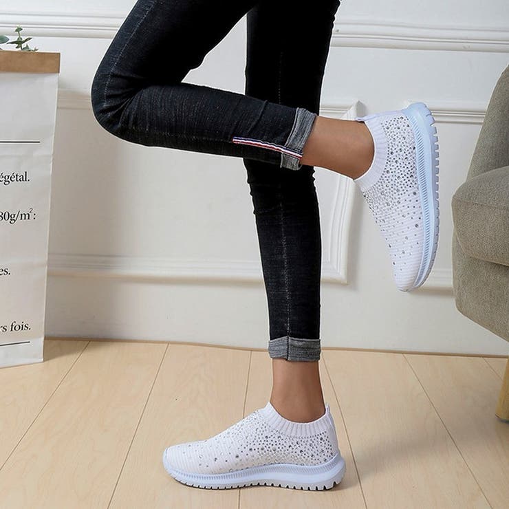 スリッポン スニーカー ヒール高3cm | PlusNao | 詳細画像9 