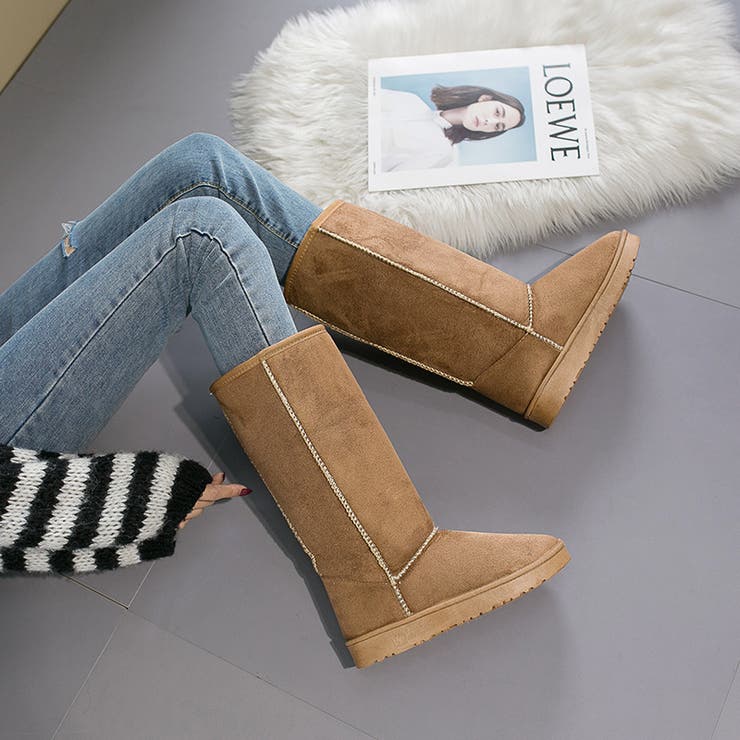 ムートンブーツ 長靴 ロング丈 | PlusNao | 詳細画像10 