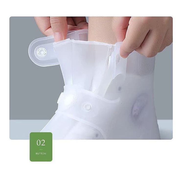 シューズカバー 雨用靴カバー レインシューズ | PlusNao | 詳細画像14 