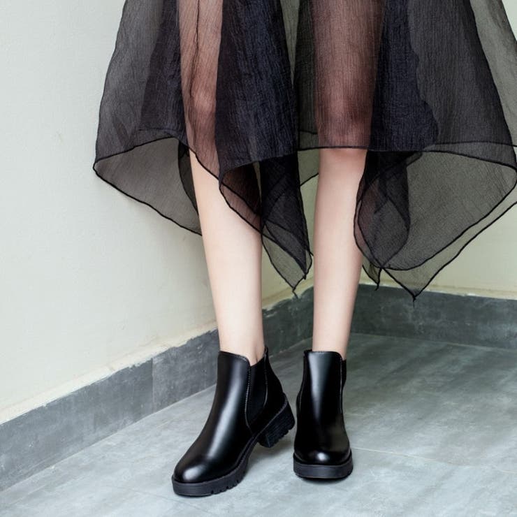 ショートブーツ サイドゴア レディース | PlusNao | 詳細画像3