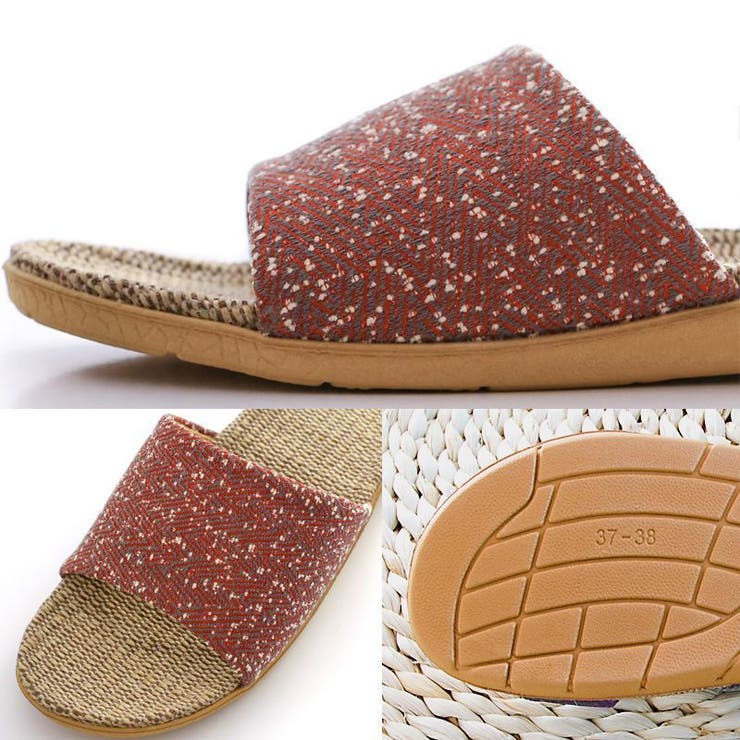 スリッパ ジュート風サンダル ルームシューズ | PlusNao | 詳細画像9 