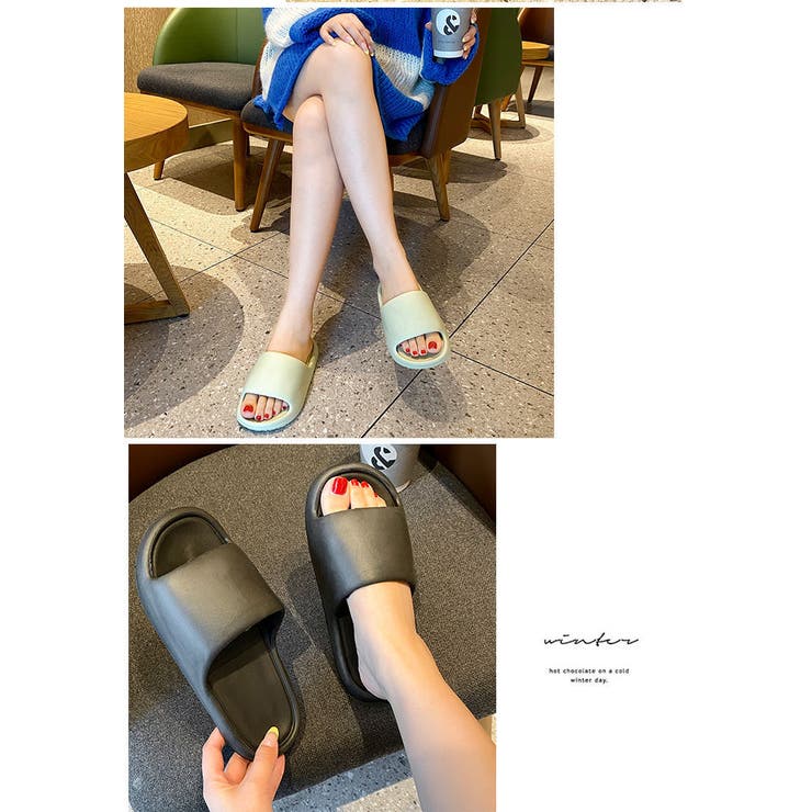 シャワーサンダル バススリッパ ラバースリッパ | PlusNao | 詳細画像3 