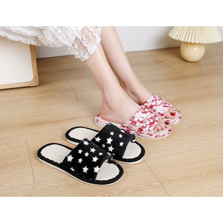 スリッパ 前開き オープントゥ | PlusNao | 詳細画像4 