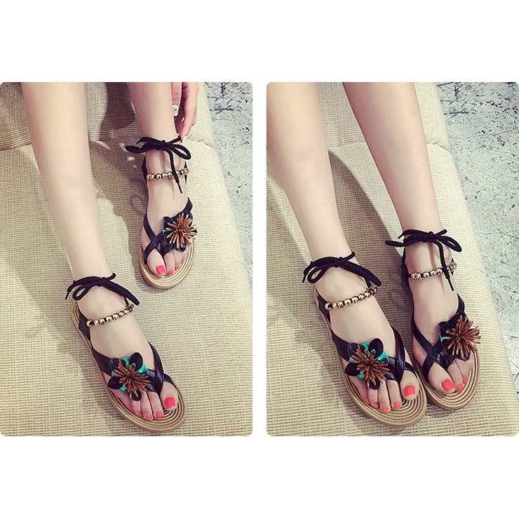 ストラップサンダル レディース ローヒール | PlusNao | 詳細画像11 